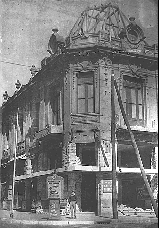 Mercado Central al ser demolido